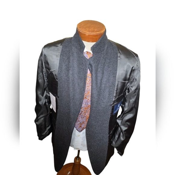 Kuppenheimer Blazer Cashmere Lambs Wool 38R Gray Mens B30 - Picture 7 of 16